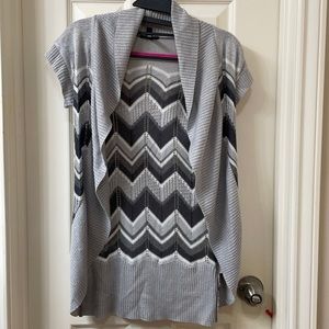 Chevron sparkle cardigan